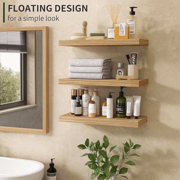 PULVISH ENTERPRISES 20X6X3CP-408 Wooden Wall Shelf