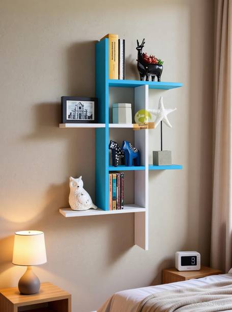 AmiFullshine wooden wall shelf wall hanging wall decor mounted floating Wooden Wall Shelf