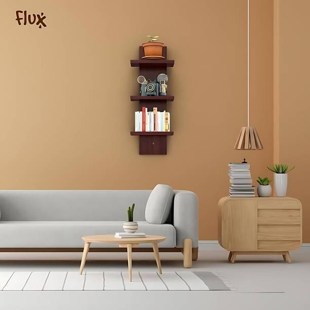 Flux Display Shelf Wooden Wall Shelf