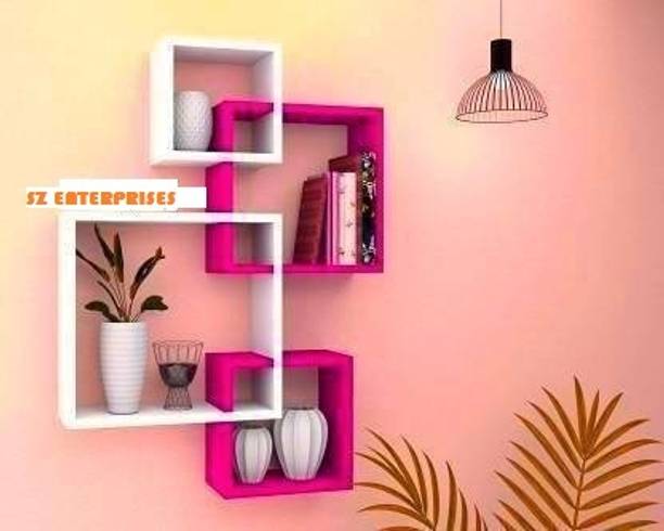 SZ Enterprises Wall Hanging for Home MDF (Medium Density Fiber) Wall Shelf