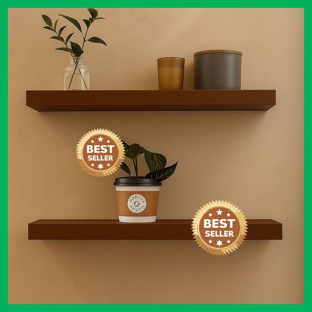 PULVISH ENTERPRISES 24X8X2BP-552 Wooden Wall Shelf