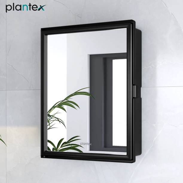 Plantex Bathroom Cabinet with Mirror/Bathroom Storage Organizer/Bathroom Shelf(14x18 In) Acrylic Wall Shelf