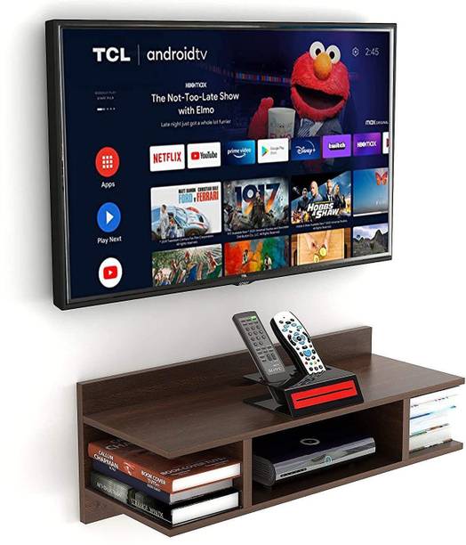 Shanhandicrafts Wall T.V set up box stand MDF wall hanging , mounted MDF (Medium Density Fiber) Wall Shelf