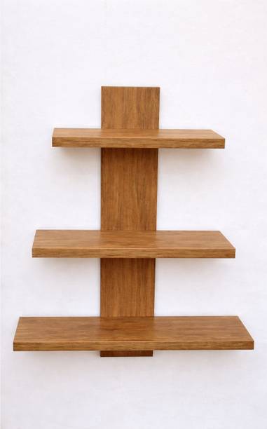 D W Brother Wooden Wall Shelf