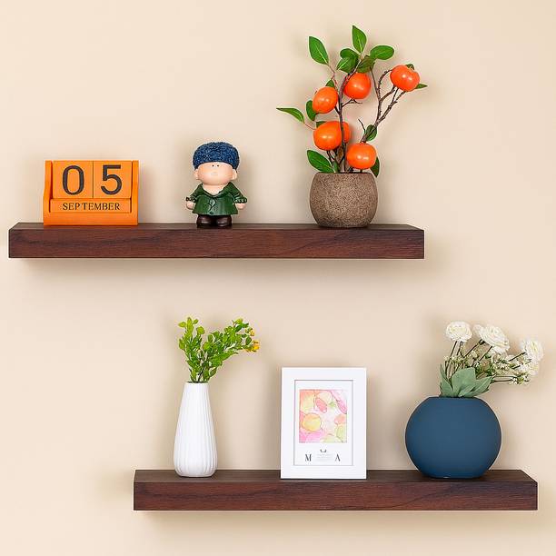 WOOD 49 18X6X2BP-36 Wooden Wall Shelf