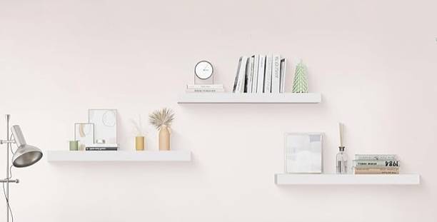 PULVISH ENTERPRISES 20X6X3WP-308 Wooden Wall Shelf