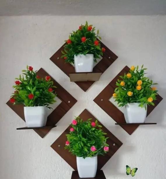 Sage Wooden Wall Shelf Art Hanging Decor for Wall Decoration_S59