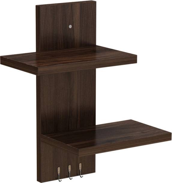 Flux Floating Wall Mounting Shelves for Living Room, Bedroom, Kitchen & Home Decor Particle Board Wall Shelf