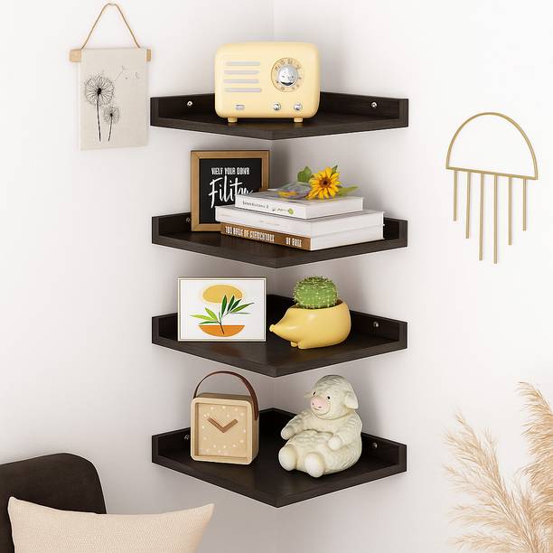 Dime Store Wooden Wall Shelf