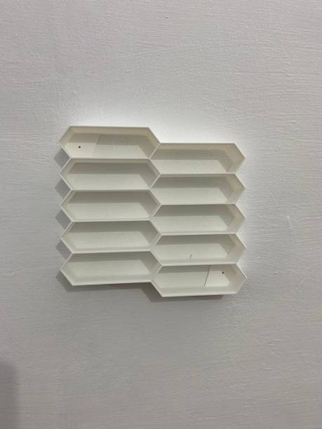 Wyn vouge Honeycomb Hotwheels Storage Plastic Wall Shelf