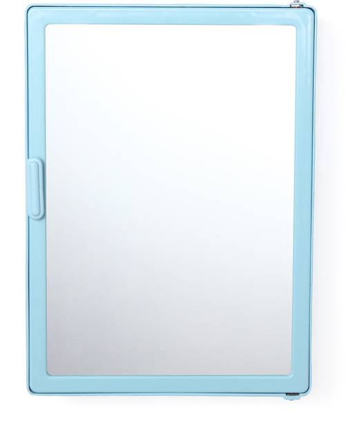 Zahab Bathroom cabinet with mirror Plastic Wall Shelf