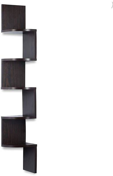 MDSWool Wooden, MDF (Medium Density Fiber) Wall Shelf