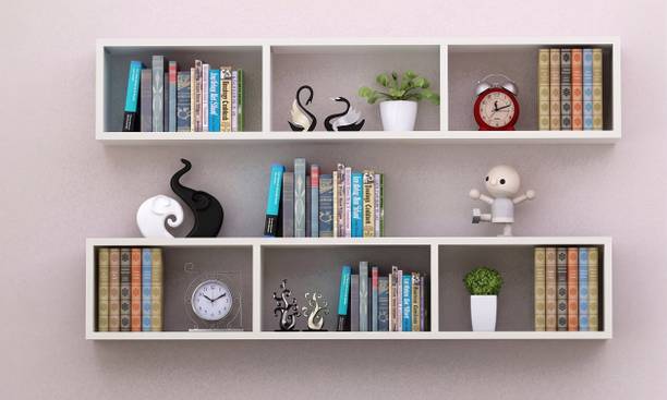 TheGoodLuck Storage Rack, wall Cabinet, Hanging Cabinet Particle Board Wall Shelf