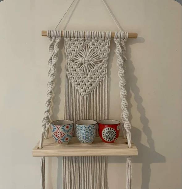 GVIKA GV-001 Wooden Wall Shelf