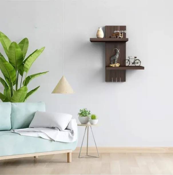 RanaCreation Wooden hanging board for home and kitchen Wooden Wall Shelf