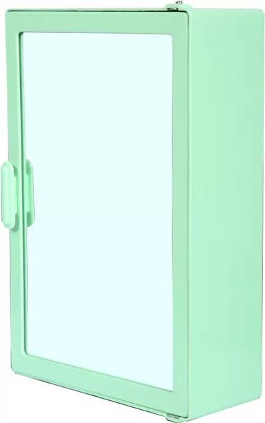 Maskey SMALL SIZE MINI BATHROOM MIRROR STORAGE CABINET MEDICINE RACK Plastic, Acrylic Wall Shelf
