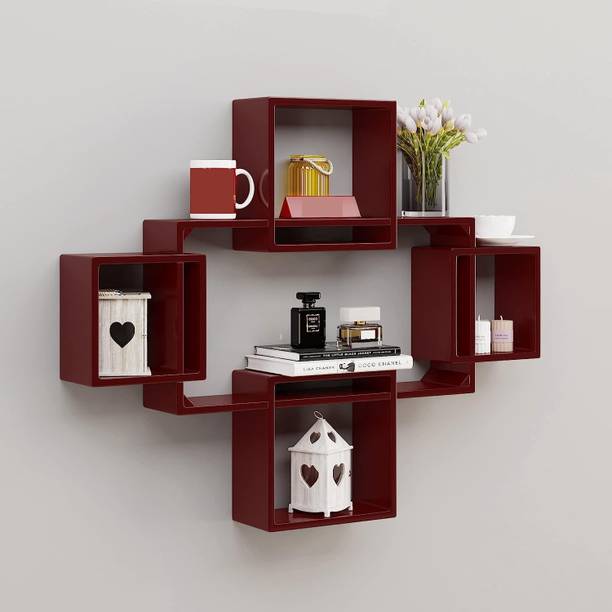 Aaira Crafts Wooden Wall Shelf