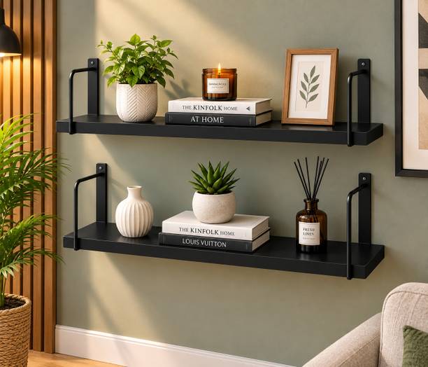 SHILAT ENTERPRISES MDF (Medium Density Fiber) Wall Shelf