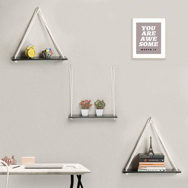 Dime Store Dime Store Wall Decor Wall Hanging Wall Shelves for Living Room Bedroom Home Wooden Wall Shelf