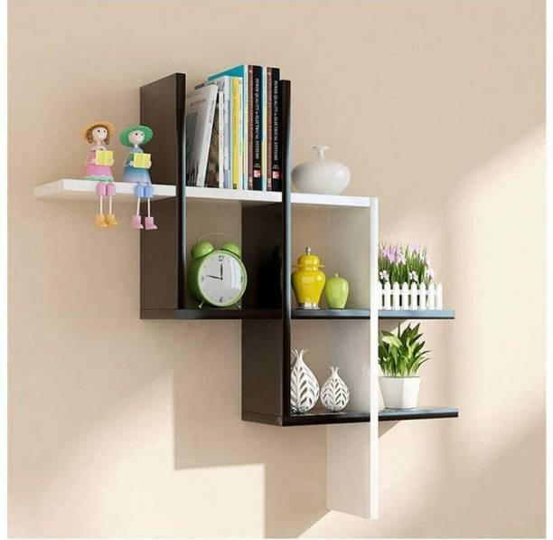 A M Enterprises Wall shelf Book Shelf Wall Mounted Hanging Decorative Shelf MDF (Medium Density Fiber) Wall Shelf