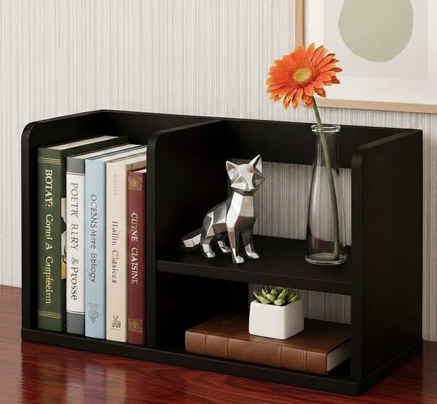 LPSWoodenCraft MDF Desk Organizer Rack | MDF Book Rack Shelf MDF (Medium Density Fiber) Wall Shelf