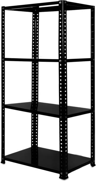 Knotify 3 Shelves Adjustable Rack/Storage & Display Organizer for Home, Office, Kitchen/ Iron Wall Shelf