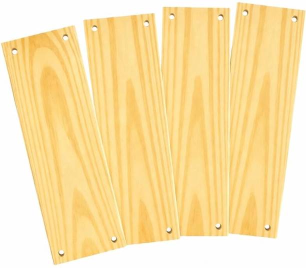 Timberz Pinewood Planks with Hanging Holes | Rectangular Wooden Plank for Crafting Wooden Wall Shelf
