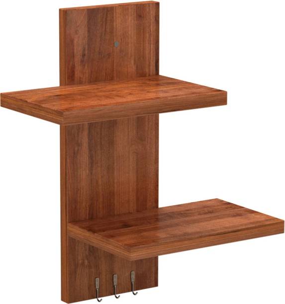 Flux Floating Wall Mounting Shelves for Living Room, Bedroom, Kitchen & Home Decor Particle Board Wall Shelf
