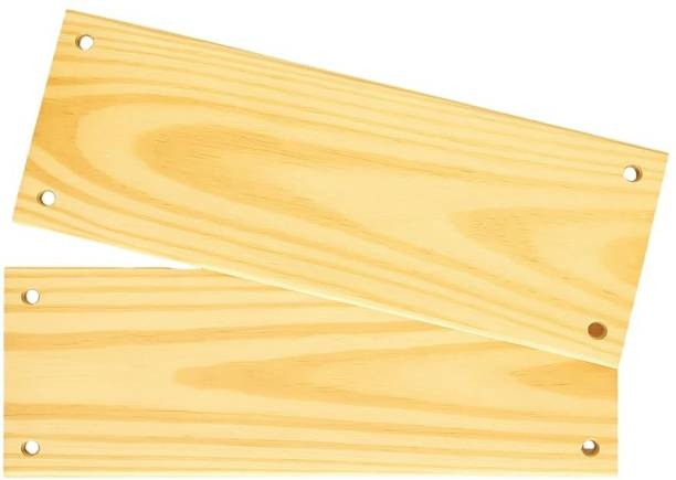 Timberz Pinewood Planks with Hanging Holes | Rectangular Wooden Plank for Crafting, Wooden Wall Shelf