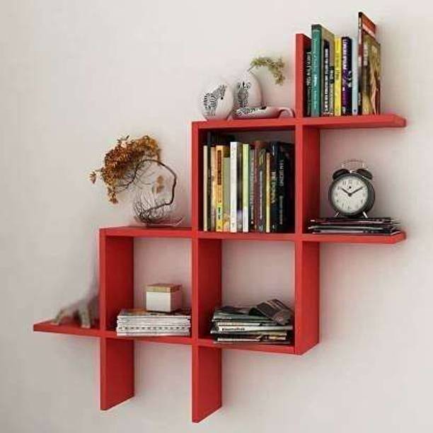 Murad Arts Wooden Floating Wall Mounted Shleves | Decorative Wall Mounted Book Shelf Wooden Wall Shelf