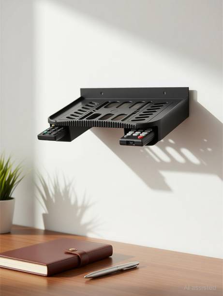OFIXO Setup Box Stand / Holder / Wifi Holder / Router For Wall MDF Plastic Wall Shelf