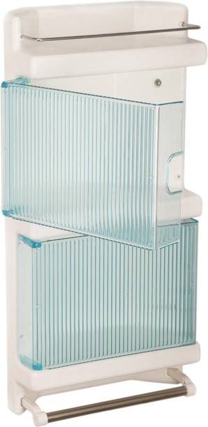 Branco King Corner Plastic Wall Shelf