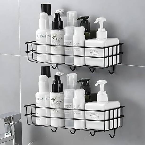 Ezo Life Corner Shelf Bathroom Organizer Iron Wall Shelf