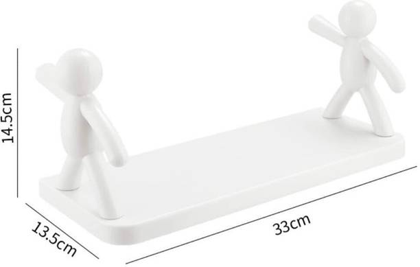 HANGZY Wall Hanging Bathroom Storage , Floating Wall Shelf nrs10.438 Plastic Wall Shelf