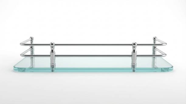 NOKONA Premium glass shelf 15x6 Glass Wall Shelf