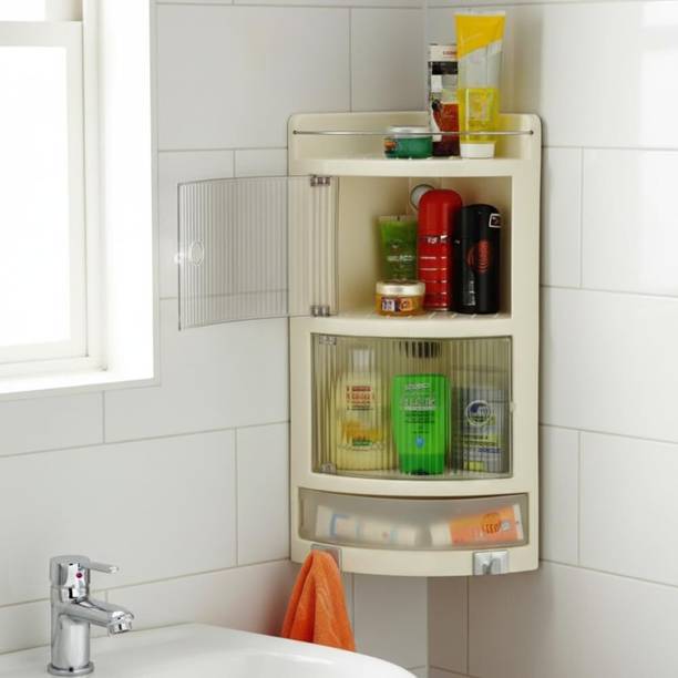 Branco Crystal Corner | Bathroom Corner | Plastic Wall Shelf
