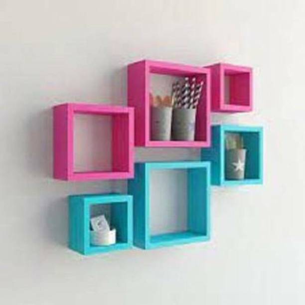 NationalArts NA3217 wooden wall shelf wall hanging wall decor floating mounted Wooden Wall Shelf
