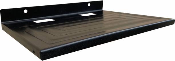 DeskFlex 21x28 CM Metal Wall Mounted Set Top Box Shelf For Television (Pack Of 1) Steel Wall Shelf