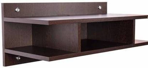 Shanhandicrafts Set Top Box Holder Wall Mount Setup Box Stand Wall Shelf MDF (Medium Density Fiber) Wall Shelf