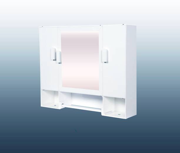 WINACO Diplomat Off White 3 MM Thickness 20" x 4" x 16" Bathroom Cabinet With Mirror Acrylic Wall Shelf