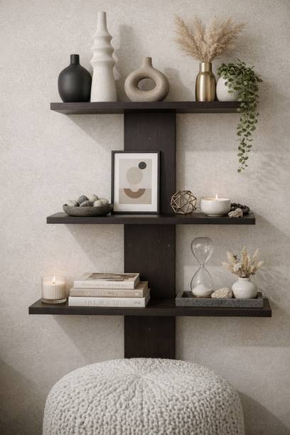 parasarora best rack by poojawoodenarts MDF (Medium Density Fiber) Wall Shelf