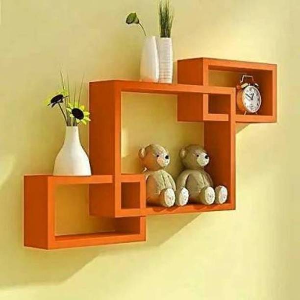 CLASSICART Wooden Wall New Set Of 3 Rack Shelf Wooden Wall Shelf