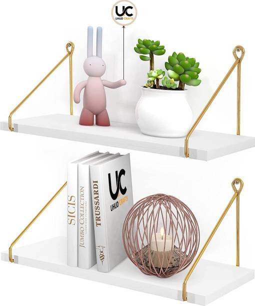 UHUD CRAFTS Wooden Wall Shelf