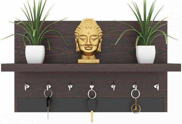 Lamour Art MDF (Medium Density Fiber) Wall Shelf