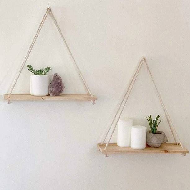 THE TOP KNOTT topk-15 Wooden Wall Shelf