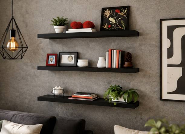 Anmol Walia Handicrafts 1222222 MDF (Medium Density Fiber) Wall Shelf