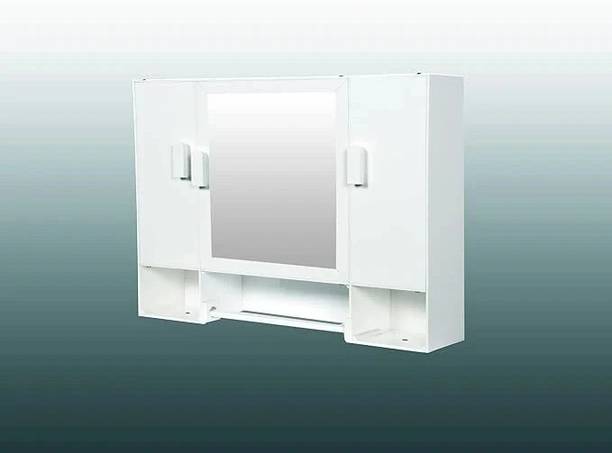 WINACO Diplomat White Acrylic Cosmetic Storage Bathroom Wall Mirror Cabinet. Acrylic Wall Shelf