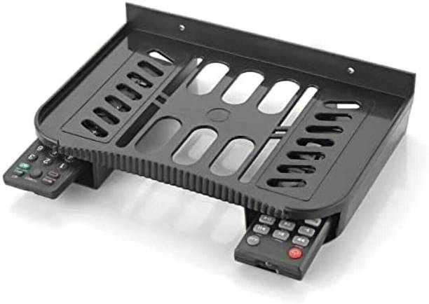 kridha Plastic TV Setup Box Stand with Lid | Set Top Box Organizer Storage Case Plastic Wall Shelf