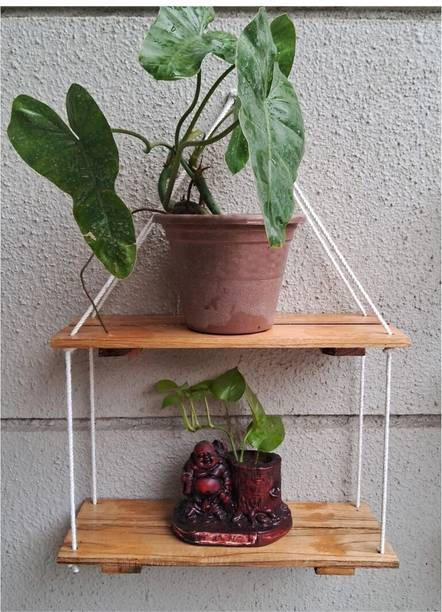 khamer Hanging Shelve Wooden Wall Shelf