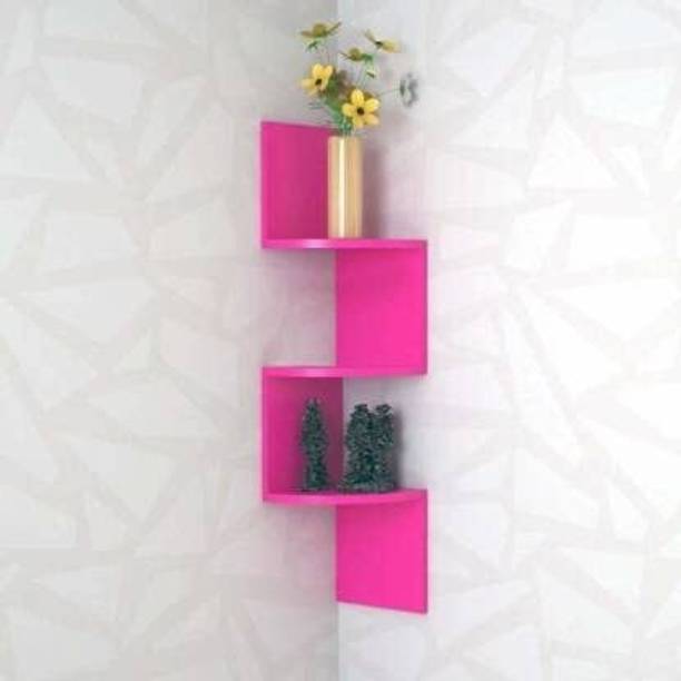 Wold Export Wall shelf Zig zeg shelves corner rack shelf Wooden Wall Shelf